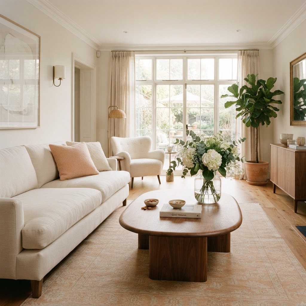 A warm, serene London home