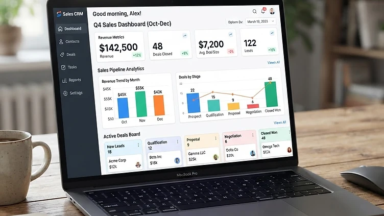 SalesPilot dashboard overview