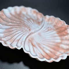 Marbled Terracotta Dual Tray
