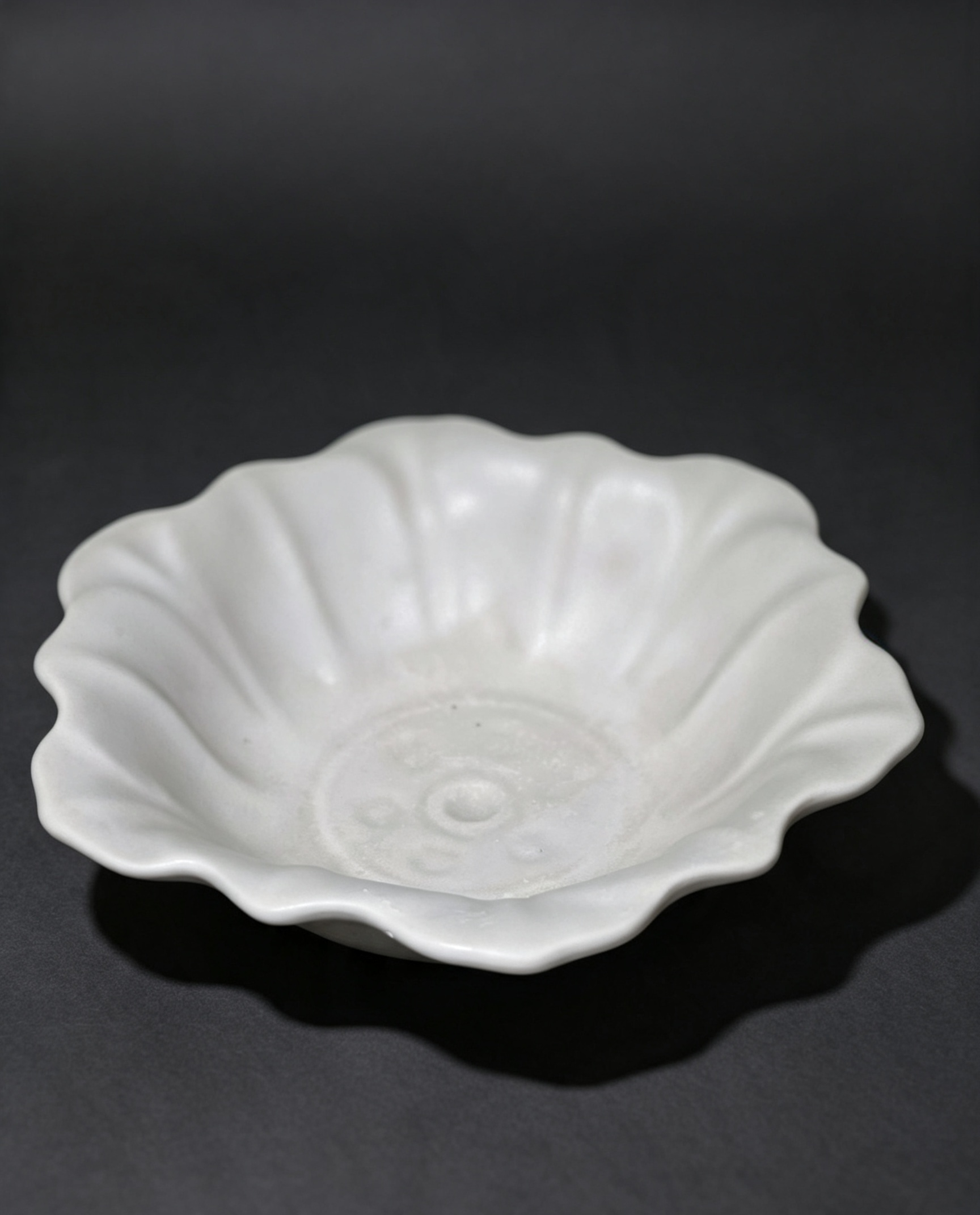 Scalloped Flower Trinket Dish