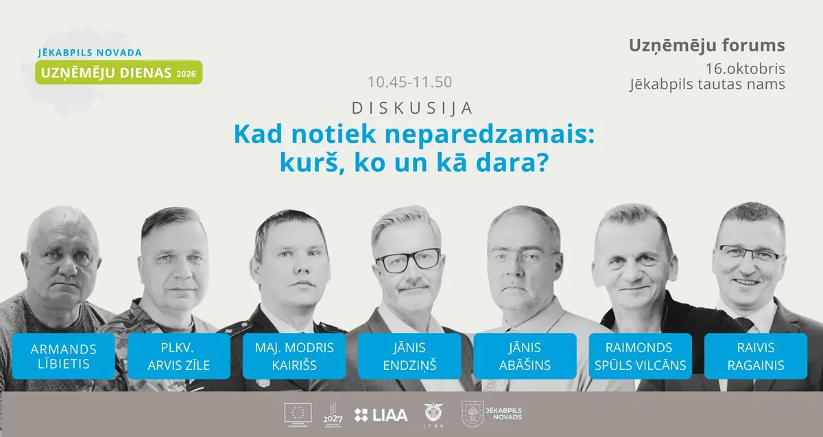Uzņēmēju forumā diskusija: kad notiek neparedzamais — kurš, ko un kā dara?