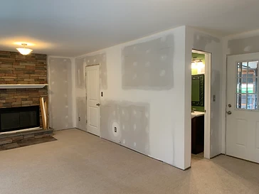 Drywall — after