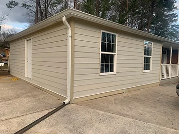Siding — after