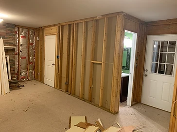 Drywall — before