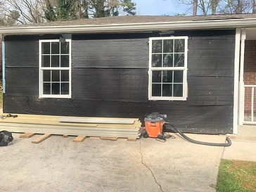 Siding — before