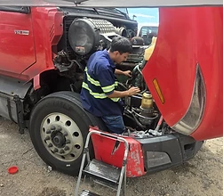Roadside Engine Repair — Volvo VNL
