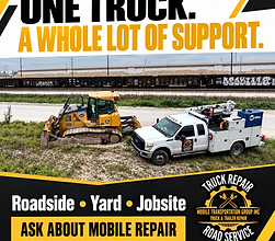 One Truck. A Whole Lot of Support. — Roadside, Yard & Jobsite
