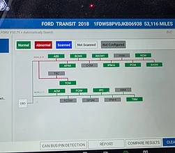 Shop Diagnostic Scan — Ford Transit