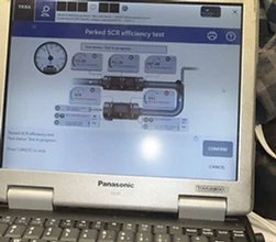 In-Shop TEXA Diagnostic — SCR Efficiency Test