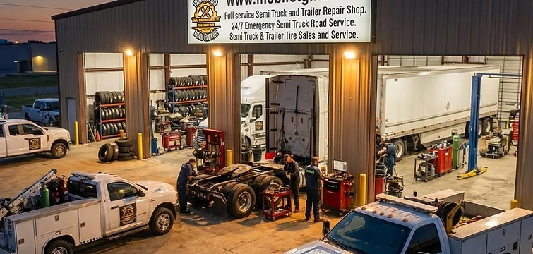 MTG Shops commercial truck repair facility
