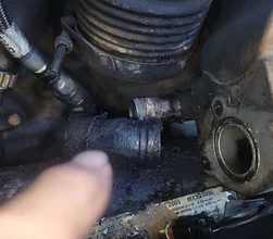 Roadside Coolant Hose Leak Repair