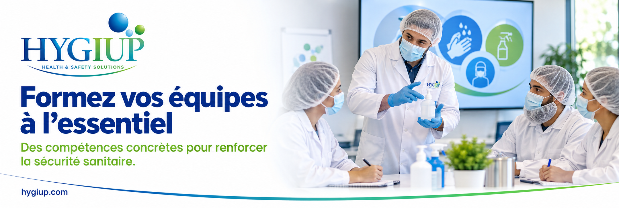 Formation pratique aux bonnes pratiques d'hygiène et de sécurité sanitaire pour les équipes de production agroalimentaire par Hygiup.
