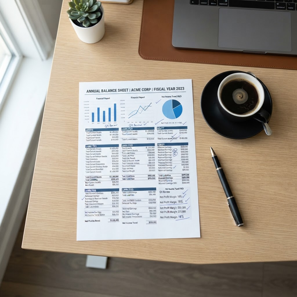 Company Balance Sheet