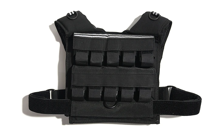 SteelCore 20kg Adjustable Weighted Vest — Folded Compact