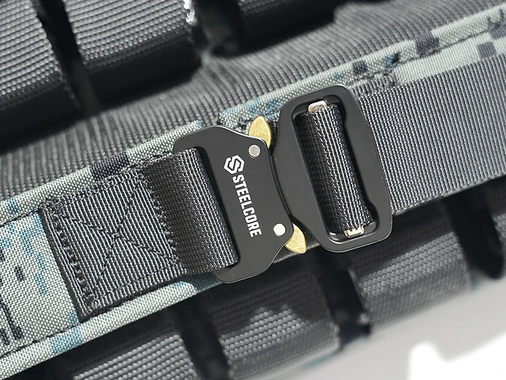 SteelCore 20kg Vest — Camouflage — Metal Quick-Release Buckle