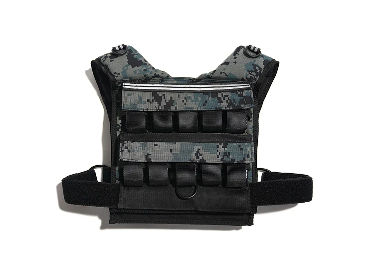 SteelCore 20kg Vest — Camouflage — Front View