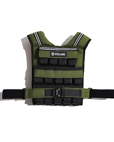 SteelCore 30kg Vest — Green Army