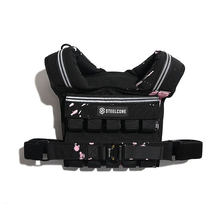 SteelCore 20kg Vest — Pink Camo — view 1