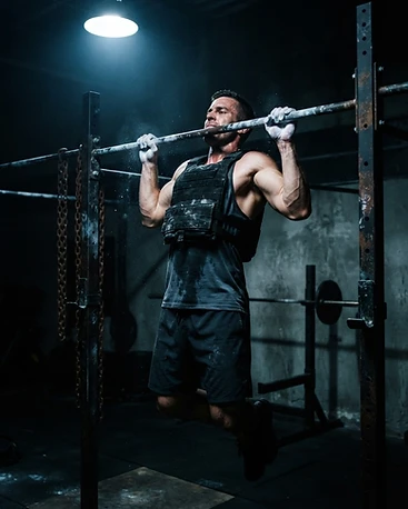 SteelCore weighted vest used for Calisthenics