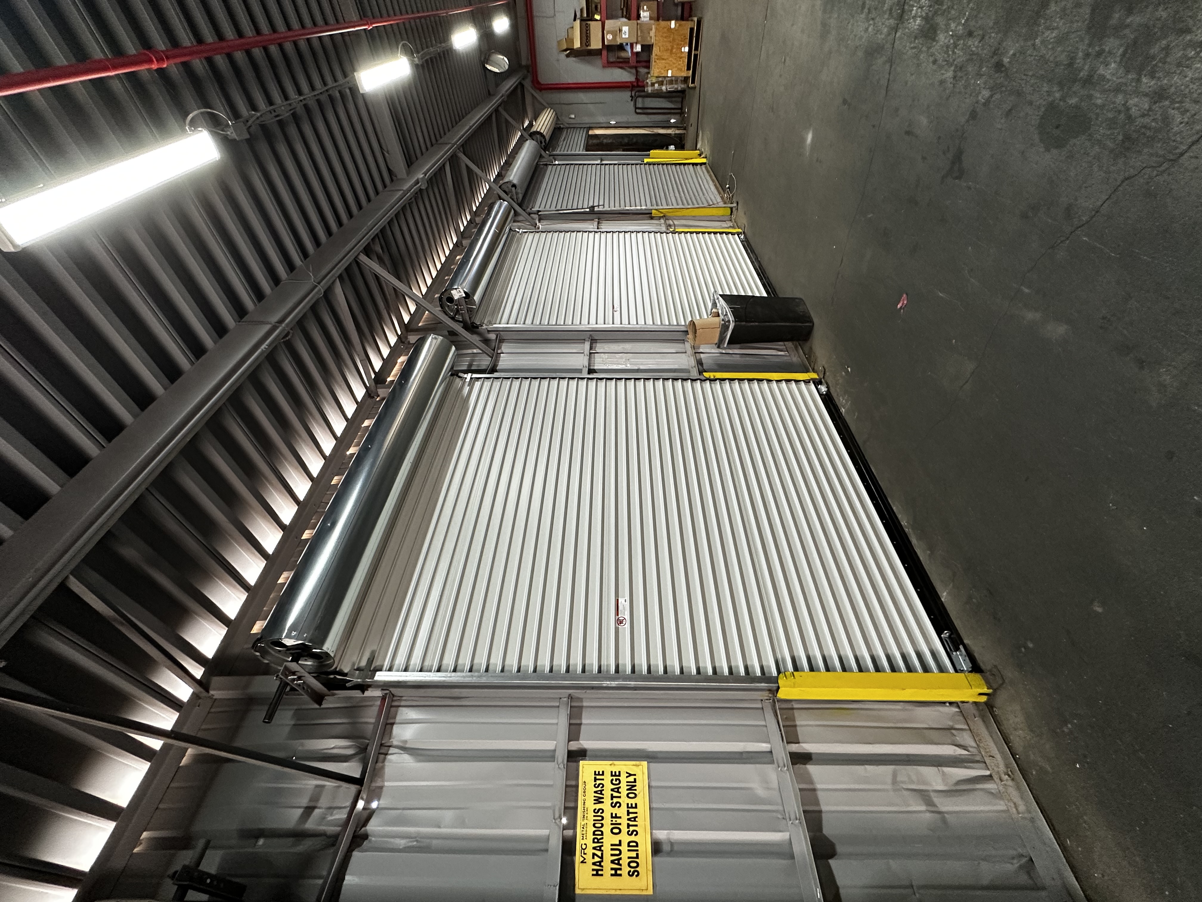Warehouse Rolling Steel Doors — Guardian Door LLC project in Sacramento, CA