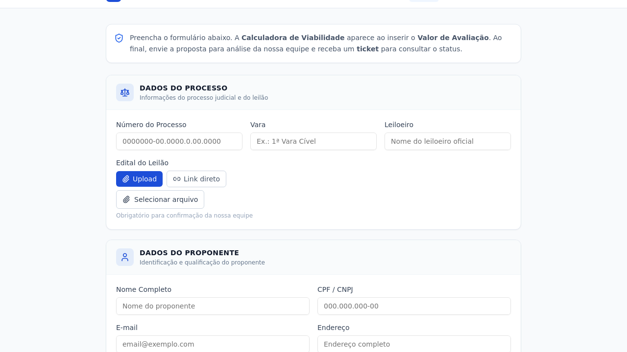 Propostas template preview