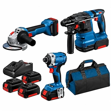 סט 3 כלים נטענים 18V - Bosch Professional
