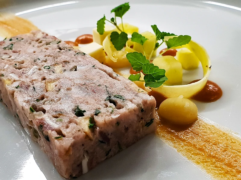 A composed Pan-African dish by Chef Tunde Abi