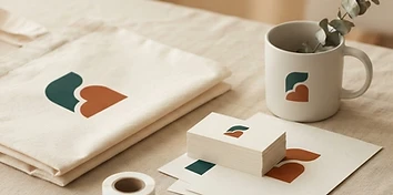 Supports imprimés et goodies personnalisés aux couleurs d'une entreprise du BTP