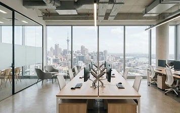 Modern corporate office — commercial cleaning in Auckland