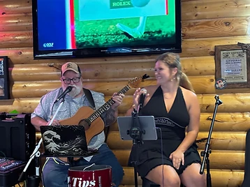 The LeeLynn's performing live in a packed venue