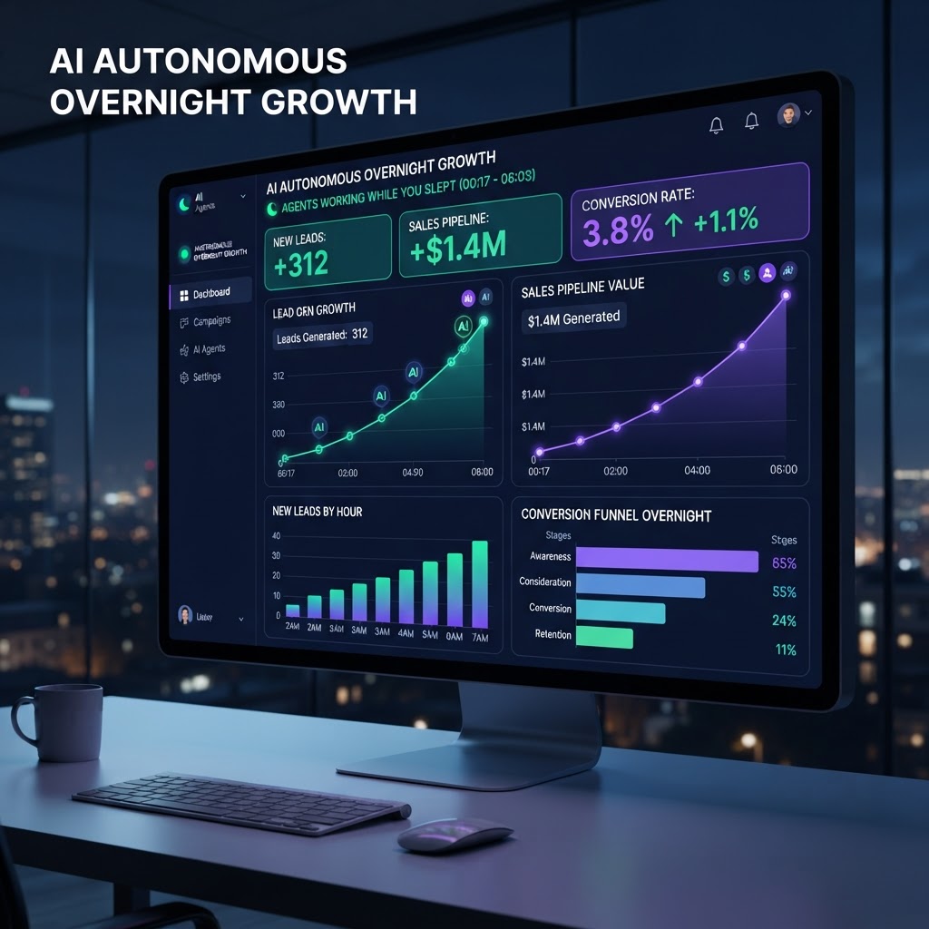 AI autonomous overnight growth