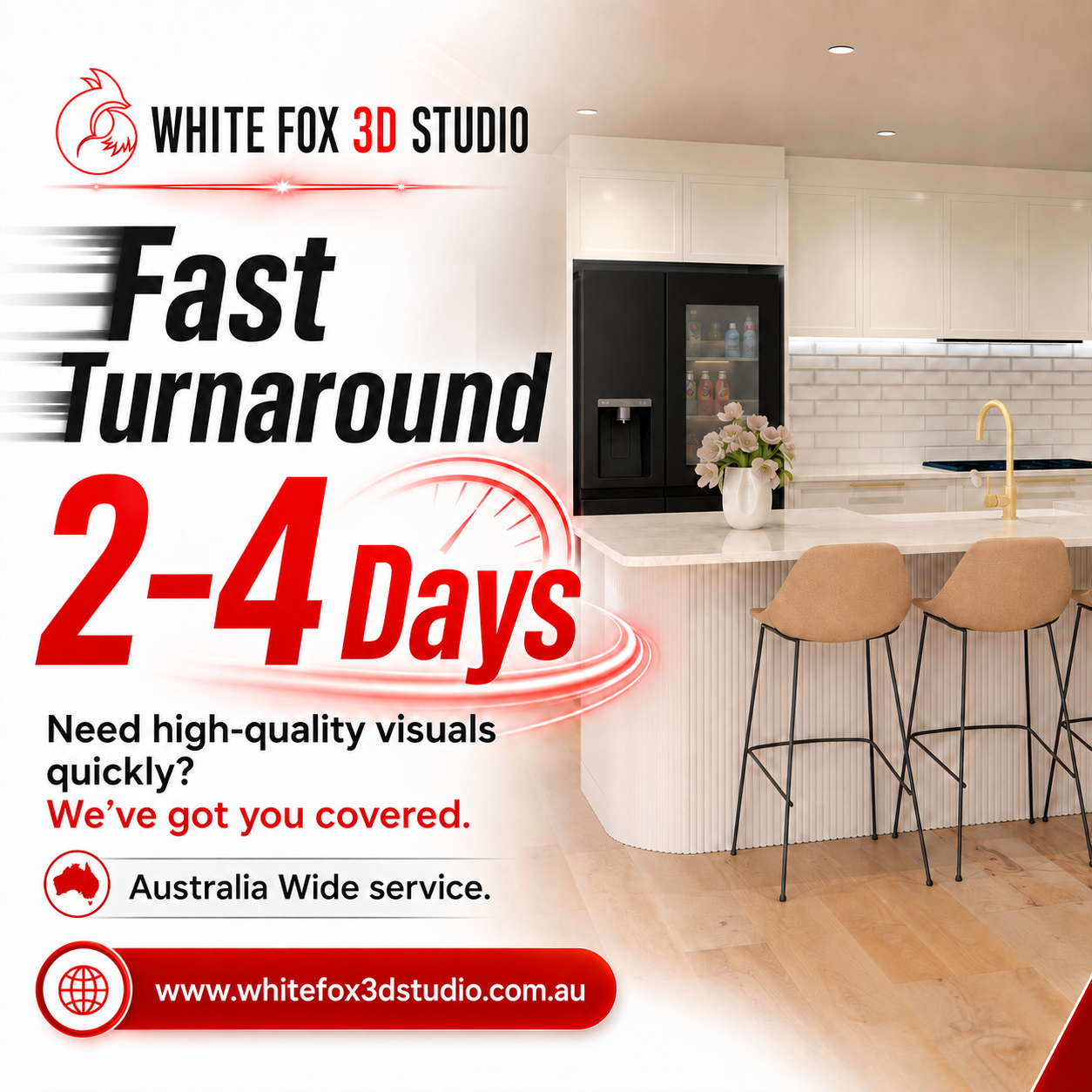 Fast Turnaround 2-4 Days