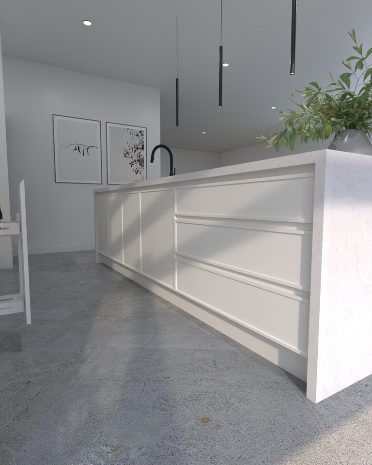 Kitchen interior render