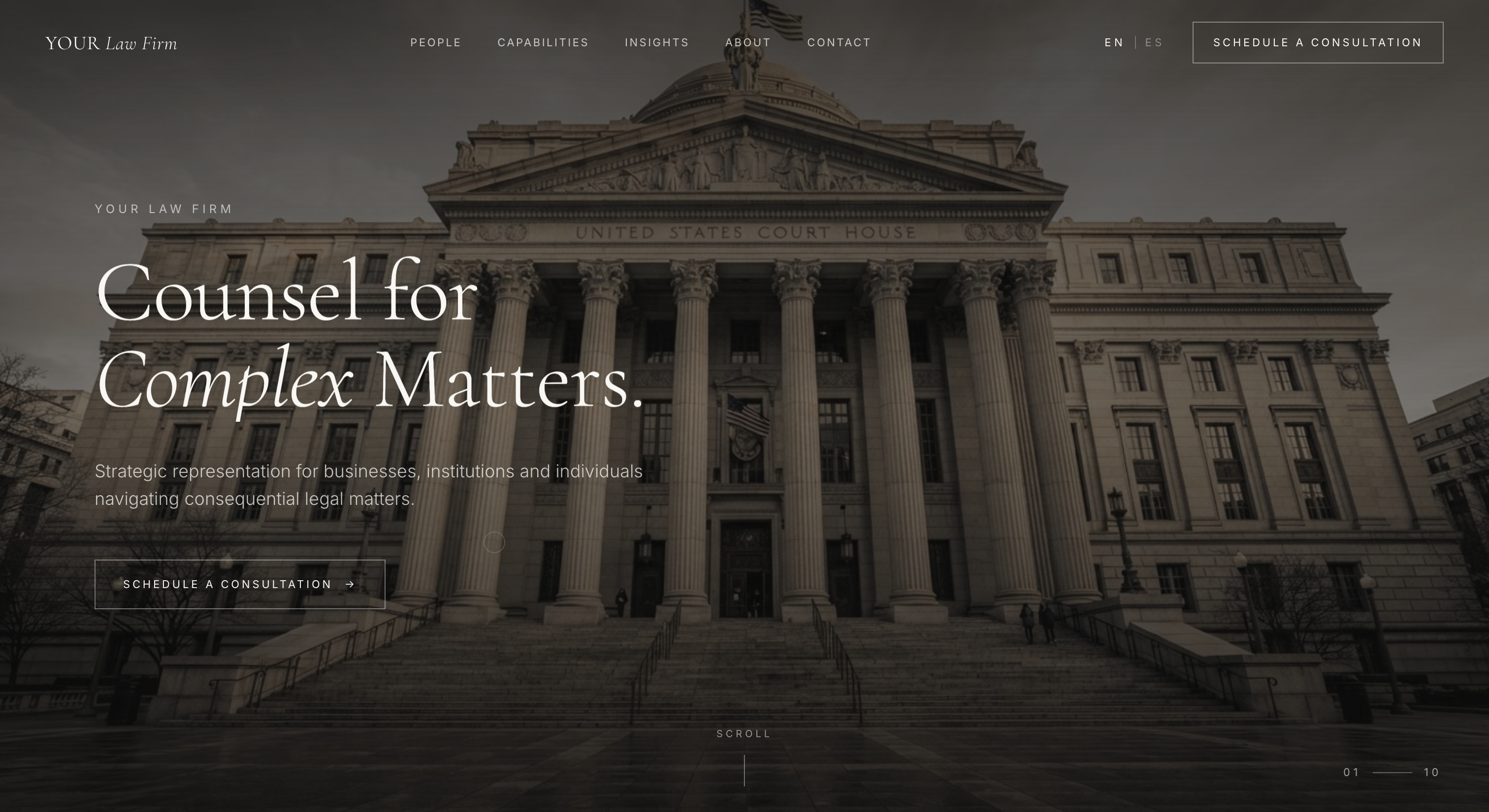 Legal Authority Experience