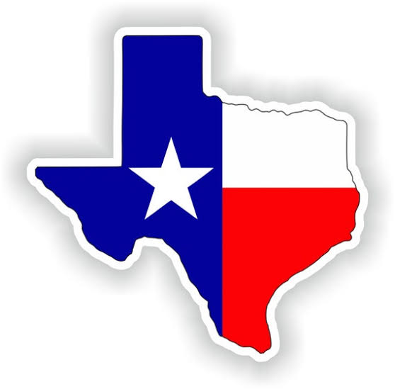Map of the State of Texas