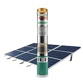 pompe solaire à eau agricole centrifuge immergée pour puits à roue, 24 V, 8 A, 250 W, en promotion