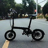 Vélo électrique pliable 16 pouces, capacité de charge 100 kg, 250 W, 36 V, robuste, en aluminium, pour adultes