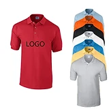 Polo homme en coton 100% de haute qualité avec logo personnalisé