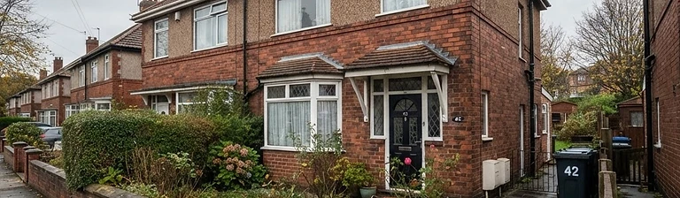 Typical semi-detached family home in West Yorkshire looked after by Big Five Property Services