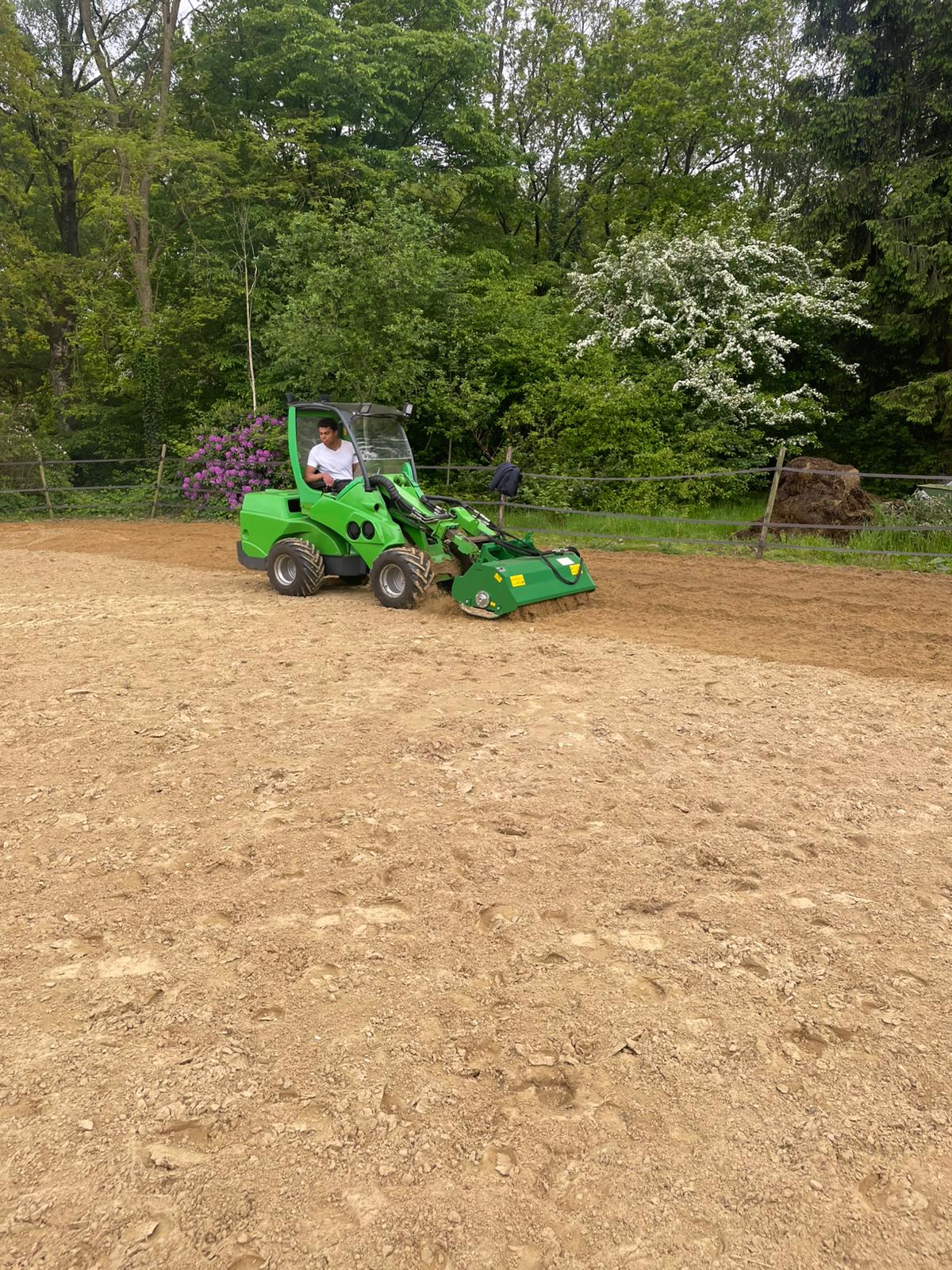 Avant shovel egaleert zandbaan