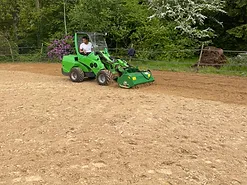Avant shovel egaleert zandbaan
