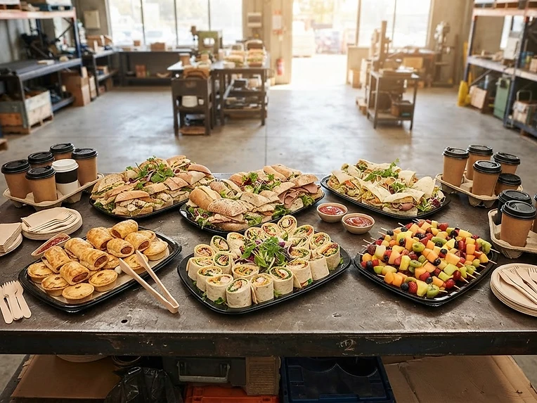 Workplace catering platters from Virginia St Snackbar