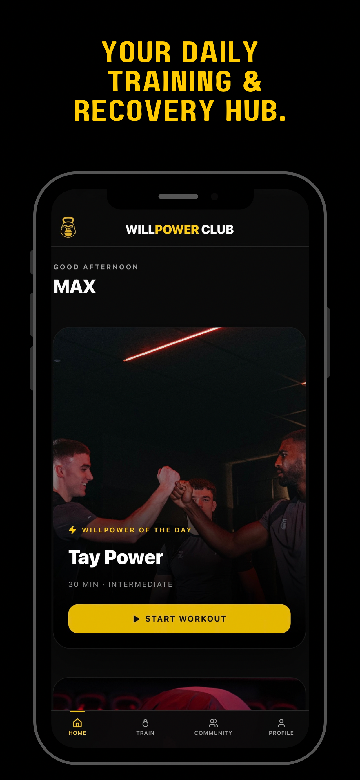 WillPower Club app