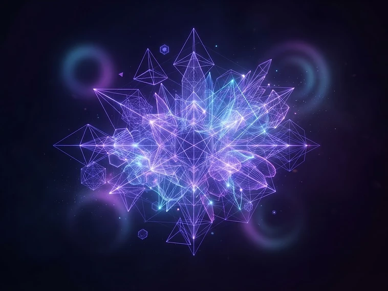 Abstract futuristic technology composition