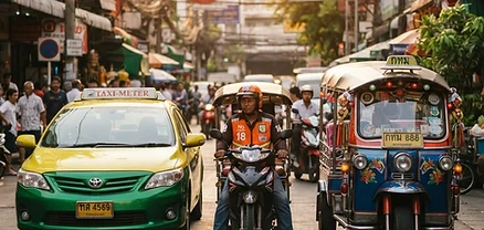 Bangkok taxis & ride-hailing