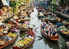 Damnoen Saduak Floating Market