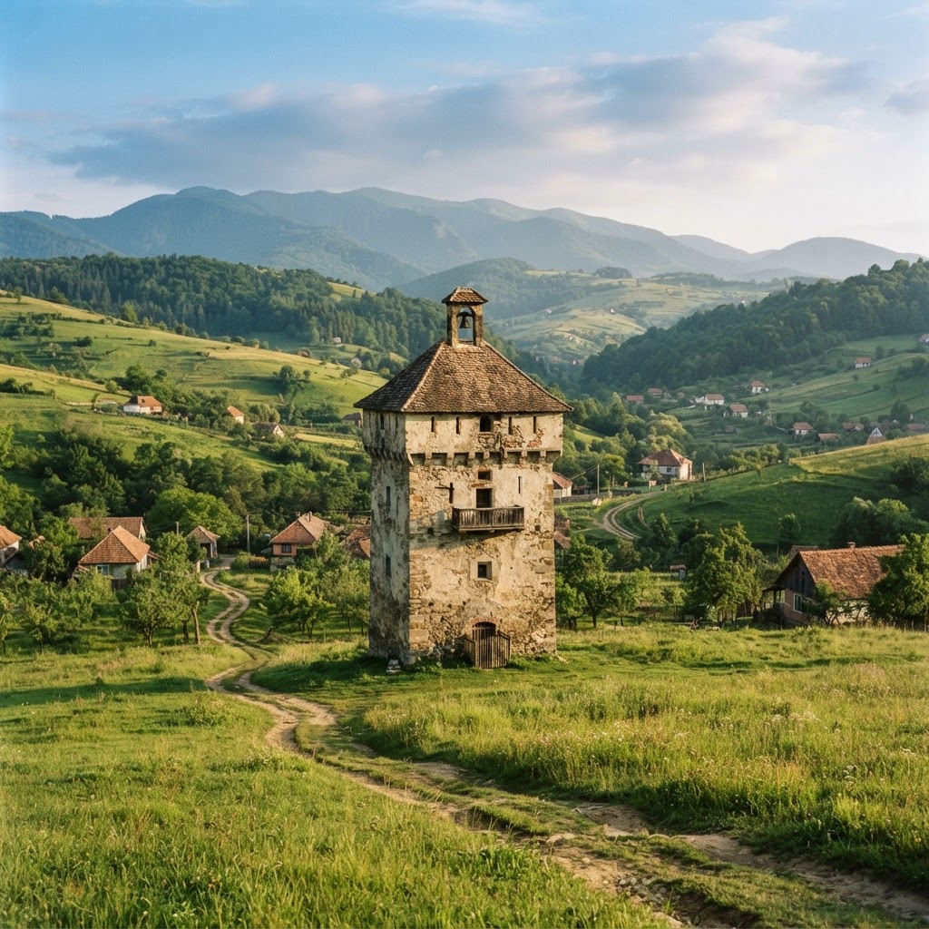 Turnul medieval de la Hotărani, restaurat prin PNRR, intră în circuitul turistic