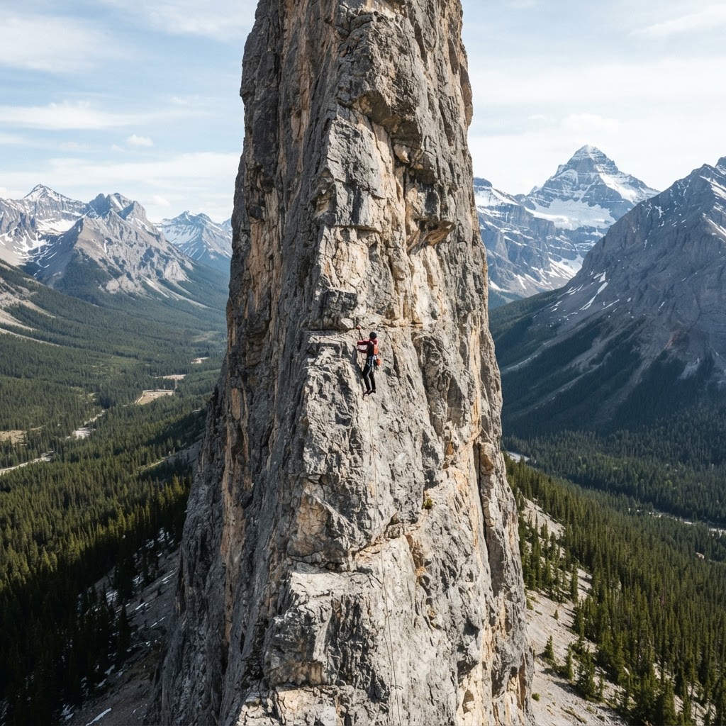 ThreeTopo: aplicatia care digitalizeaza in 3D traseele de escalada pe Mount Yamnuska