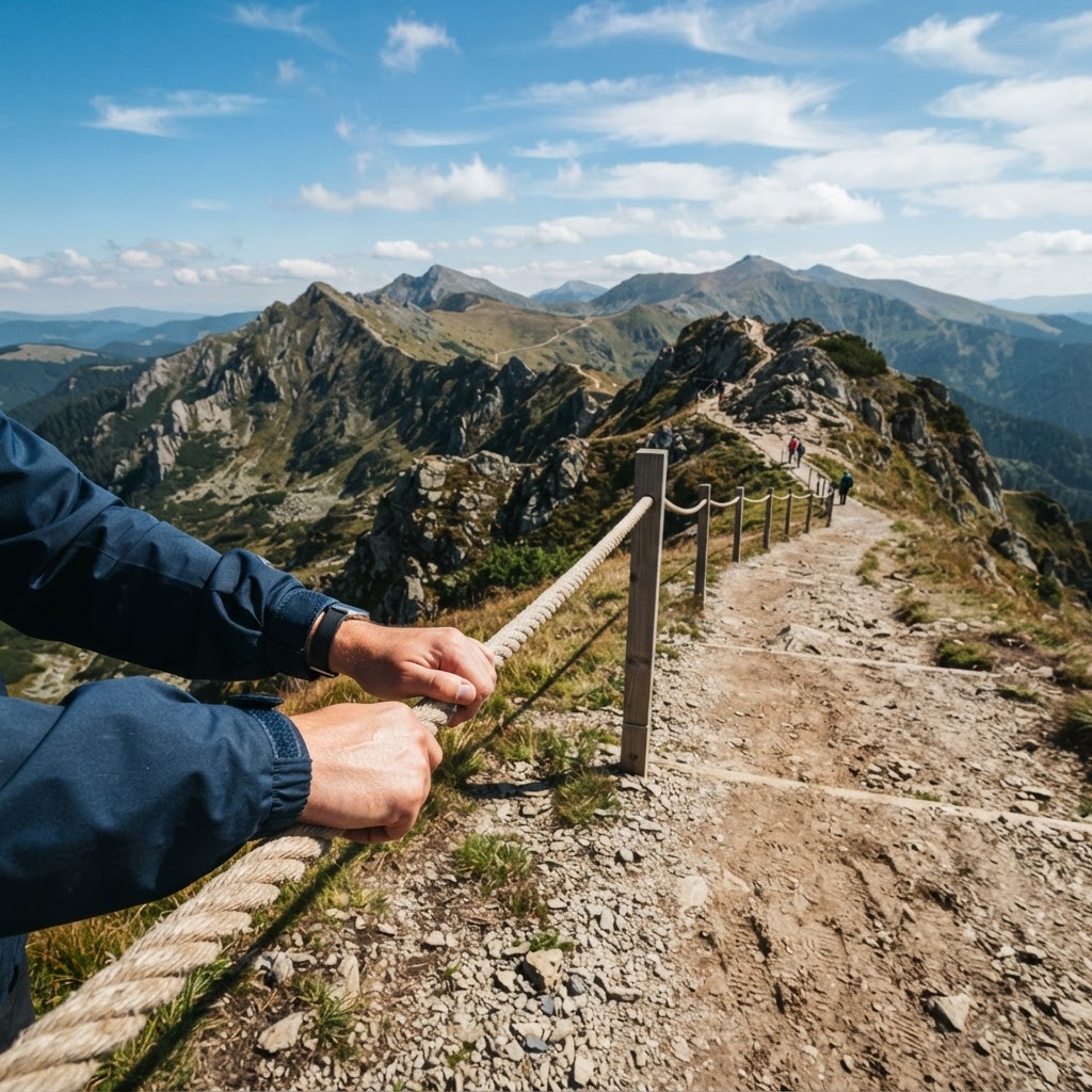 Premiera in Romania: primul traseu montan pentru nevazatori, inaugurat in Masivul Ciucas