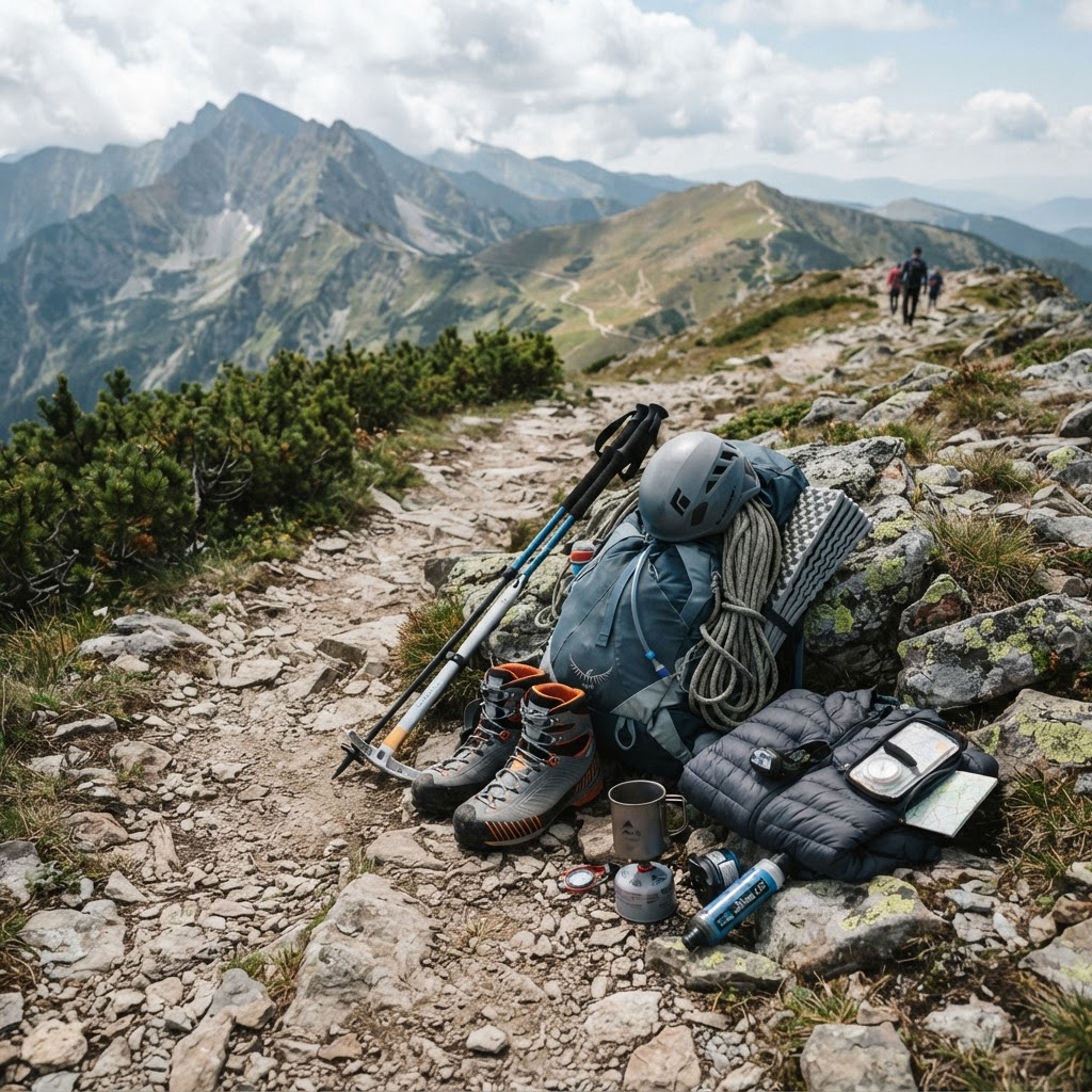 Tendințe pentru echipamentul outdoor 2026: materiale mai ușoare, reparații și soluții pentru ture montane